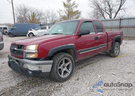 2004 Chevrolet Silverado 1500 Z71 z USA, uszkodzony, nr VIN 2GCEK19TX41247653